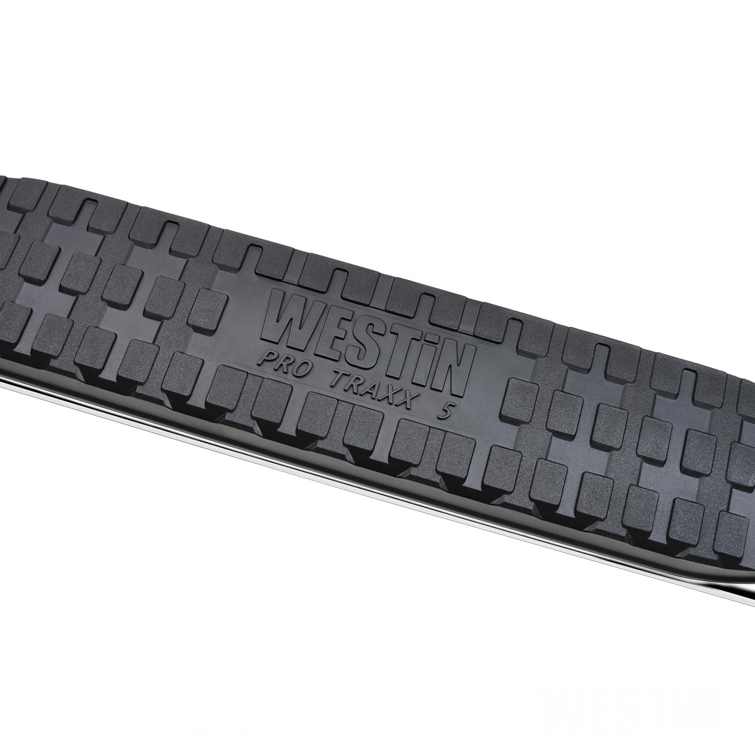 Westin PRO TRAXX 5 Oval Wheel to Wheel Nerf Bars fits 2020-2025 2500 Sierra Silverado 3500 Crew Cab 6'5" Bed Stainless Steel Pair