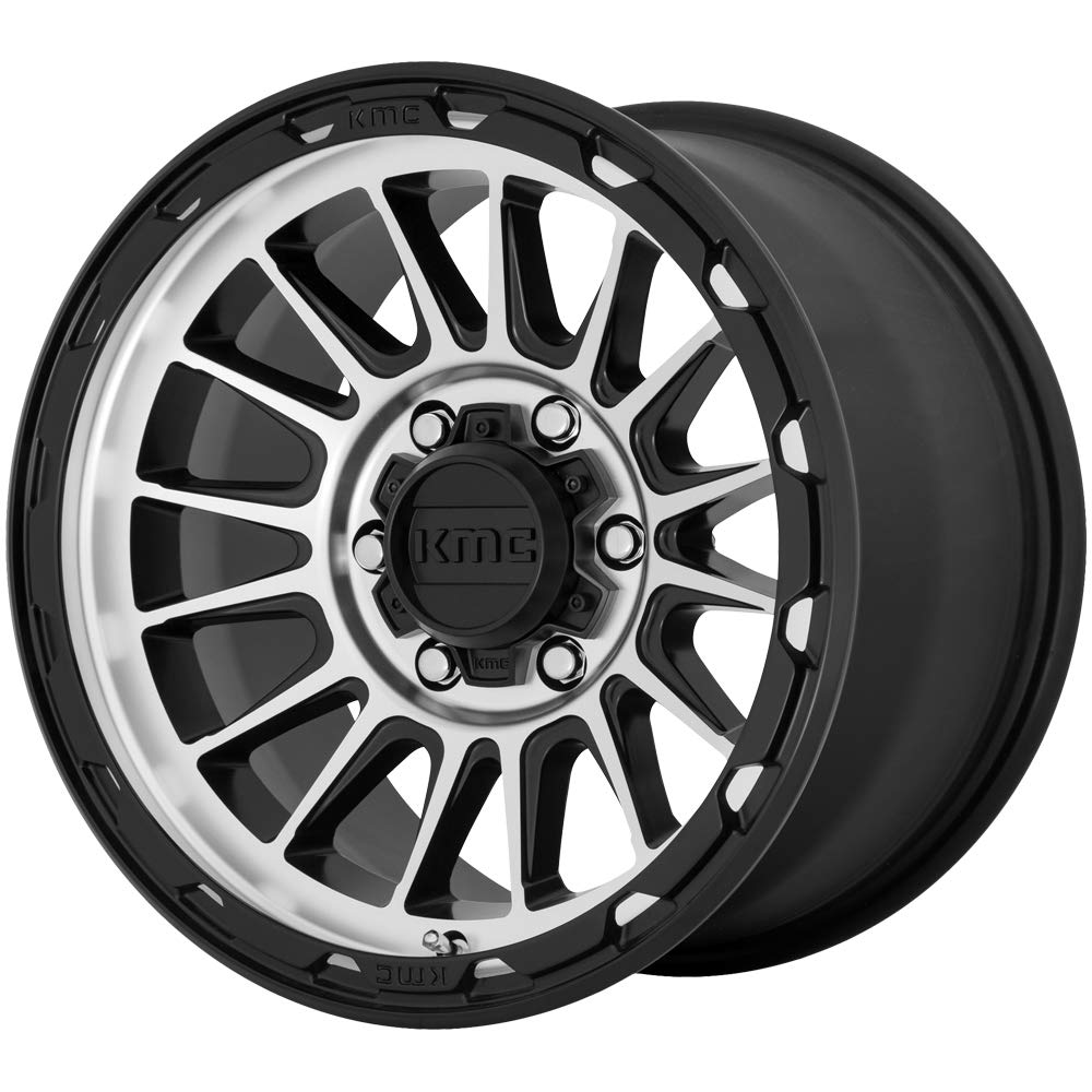 MACHINED KMC IMPACT Satin Black Wheel (0 x 0. inches /5 x 127 mm, 18 mm Offset)