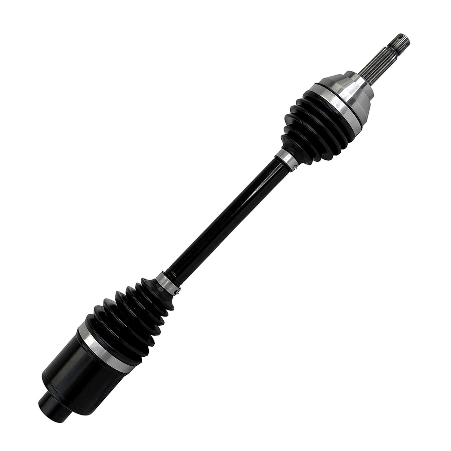 Front Left/Right Rugged Performance Axle for (2016-18) Polaris GEM, in CNC Precision Components, Stainless-Steel Clamps Coated for High Protection & Machined Heat Treated for Long Life OEM: 1333596