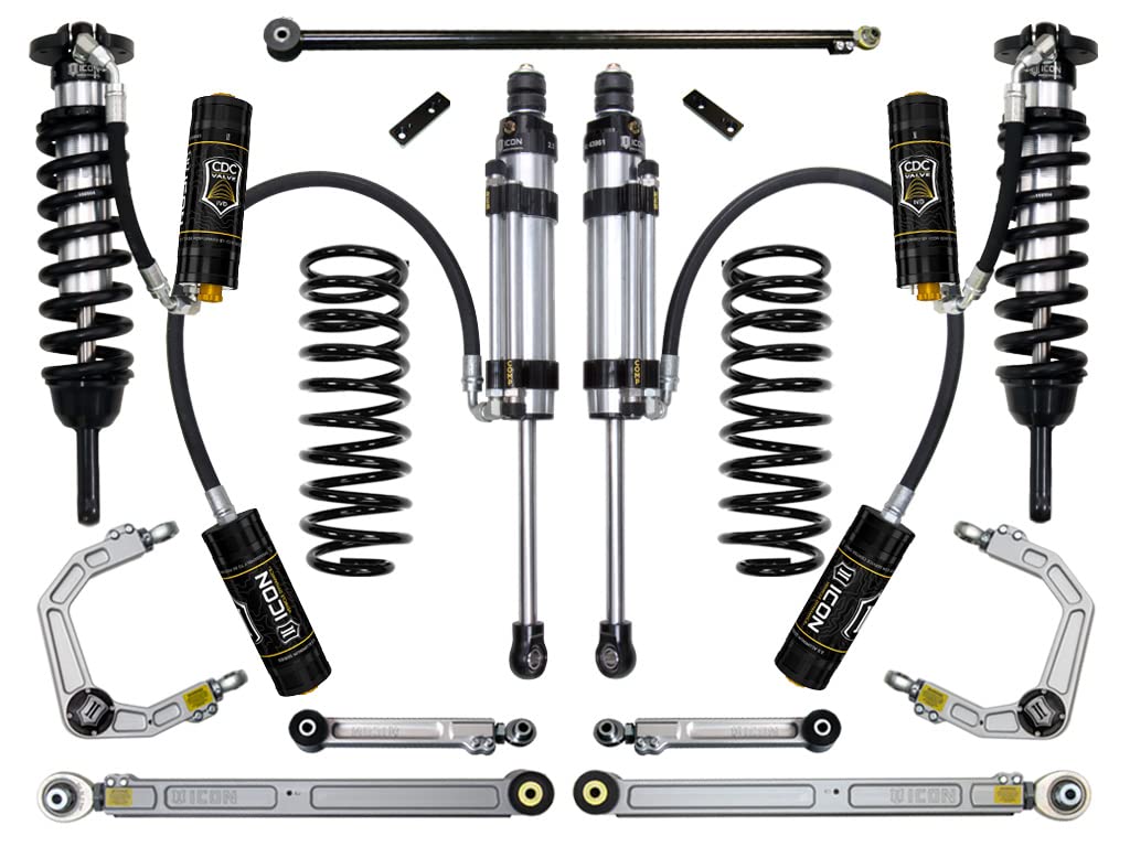 ICON 0-3.5" Lift Suspension Stage 8 System, Billet UCA, Compatible with 2010-Up Toyotaa 4Runner/FJ Cruiser, K53068