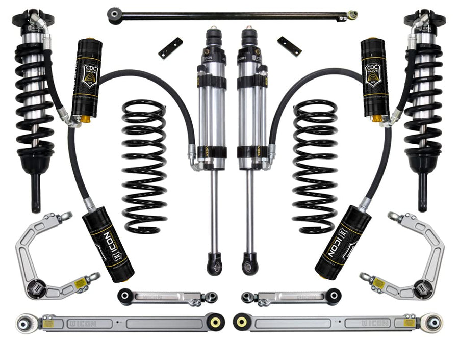 ICON 0-3.5" Lift Suspension Stage 8 System, Billet UCA, Compatible with 2010-Up Toyotaa 4Runner/FJ Cruiser, K53068