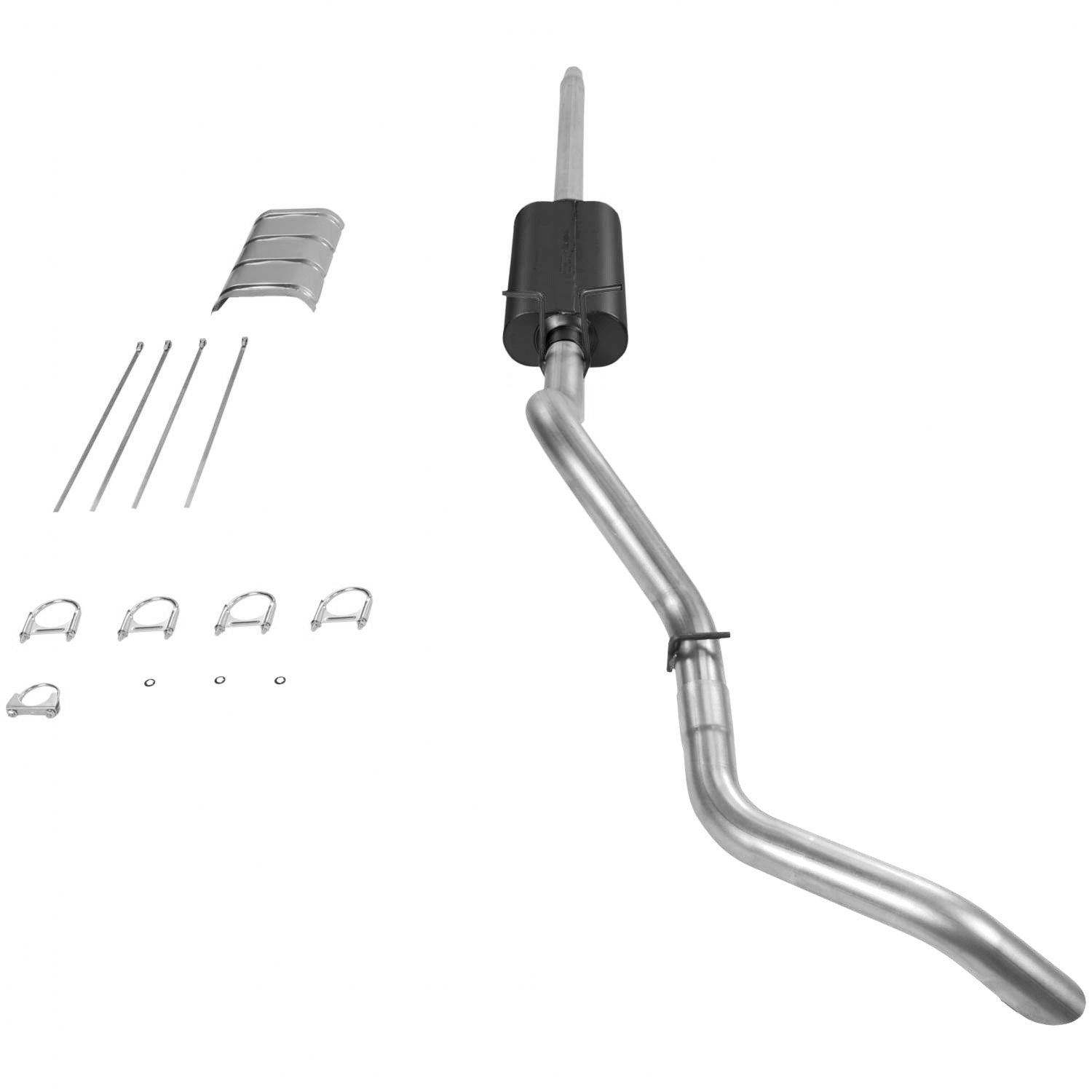 Flowmaster Force II 17135 Cat-Back Exhaust Kit 3 Inch Aluminized Steel Compatible with 1987-1996 Ford F-150 truck with a 4.9L, 5.0L or 5.8L engine.