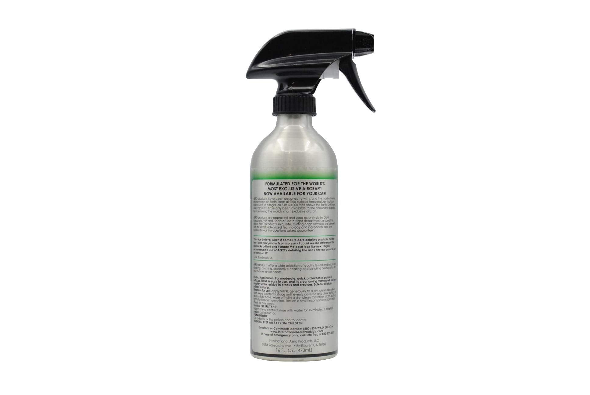 Aero Shine Dry Wash and Protectant 5664 - 16 oz., Orange