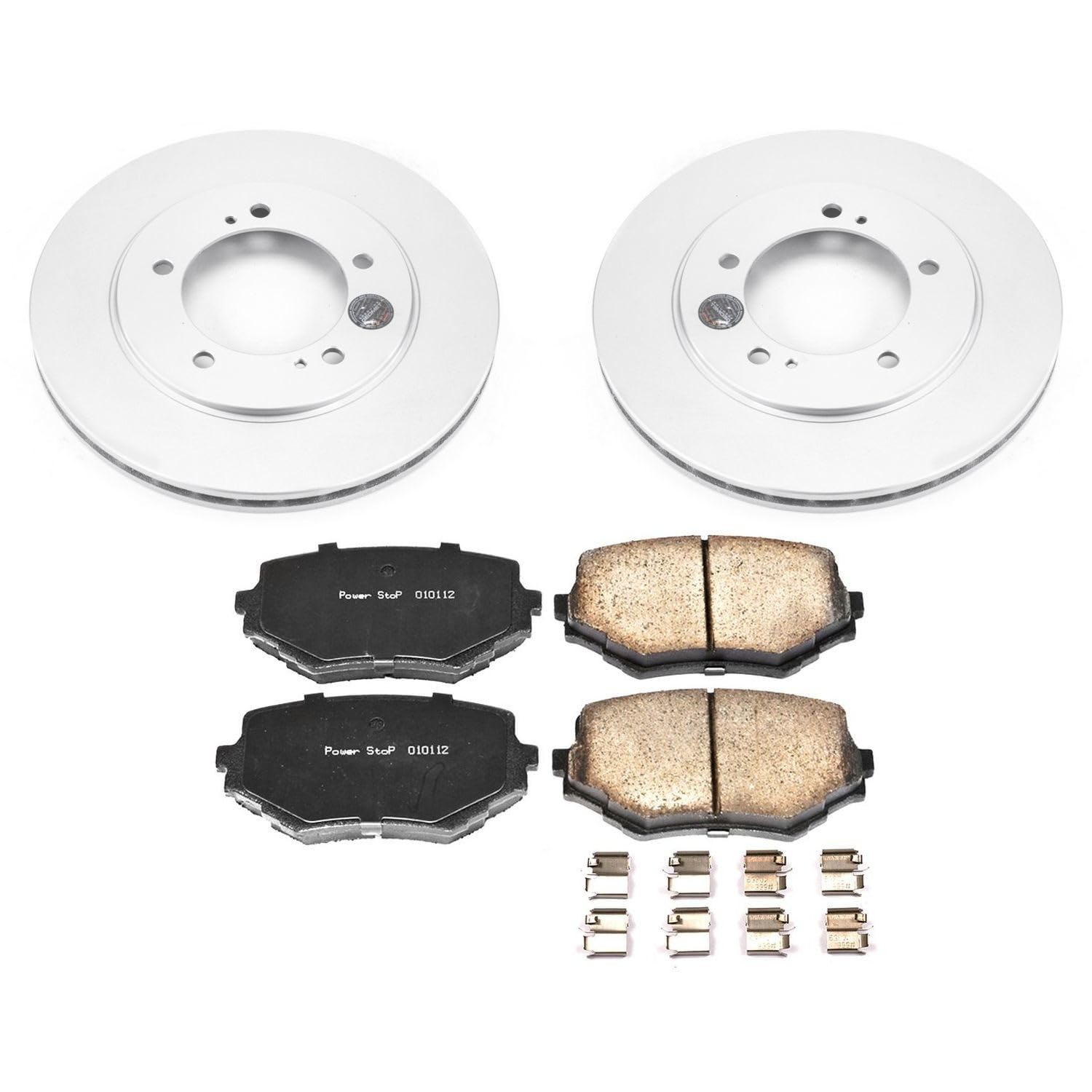 Power Stop Front CRK5109 Z17 Evolution Geomet Coated Brake Kit For Suzuki Grand Vitara 2000-2005, Suzuki XL-7 2002-2004 [Model Specific]