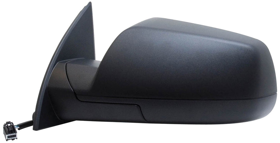 Driver Side Fit Mirror for Chevrolet Equinox, Textured Black, Foldaway, Power