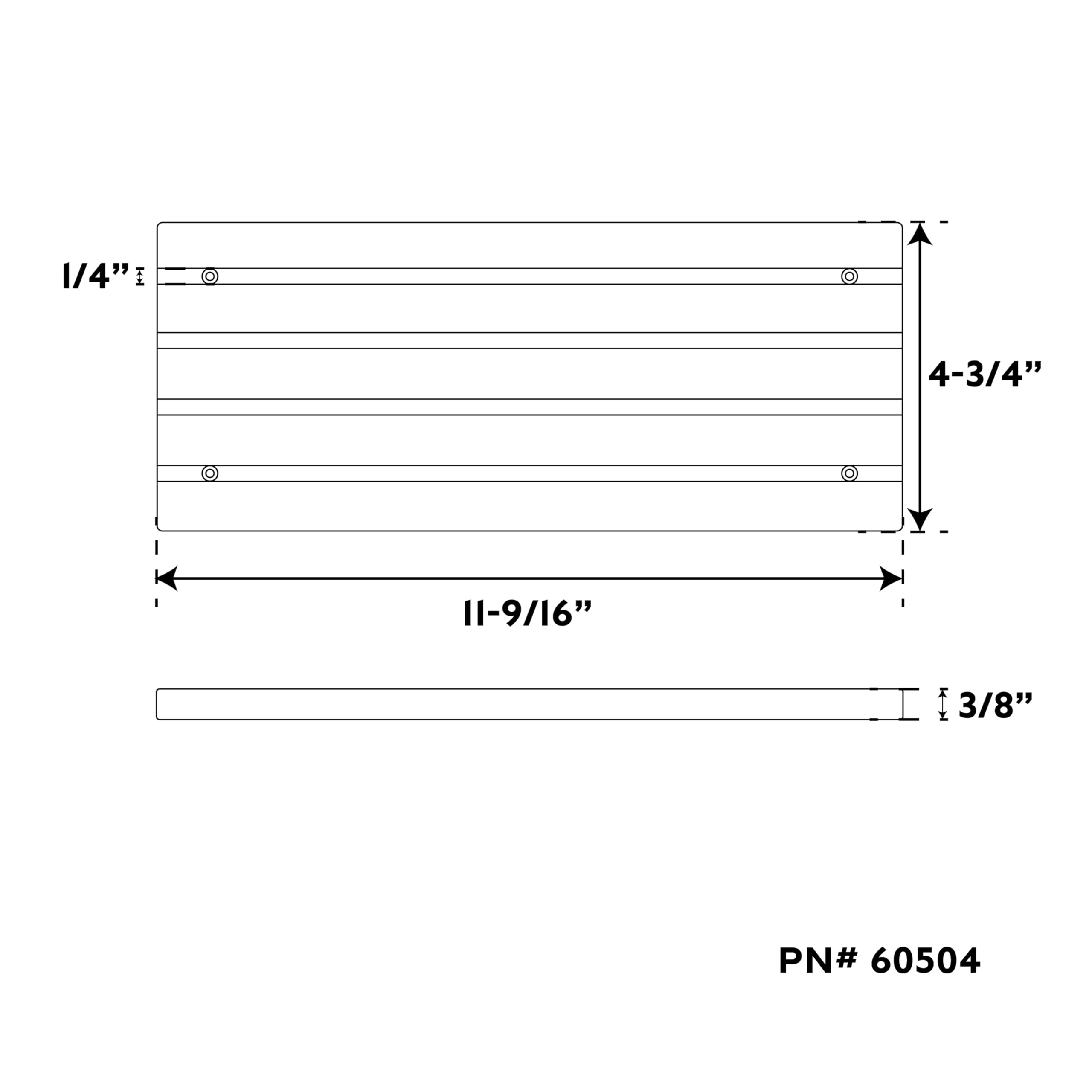 Teak Whitecap Boat Deck Step, Medium