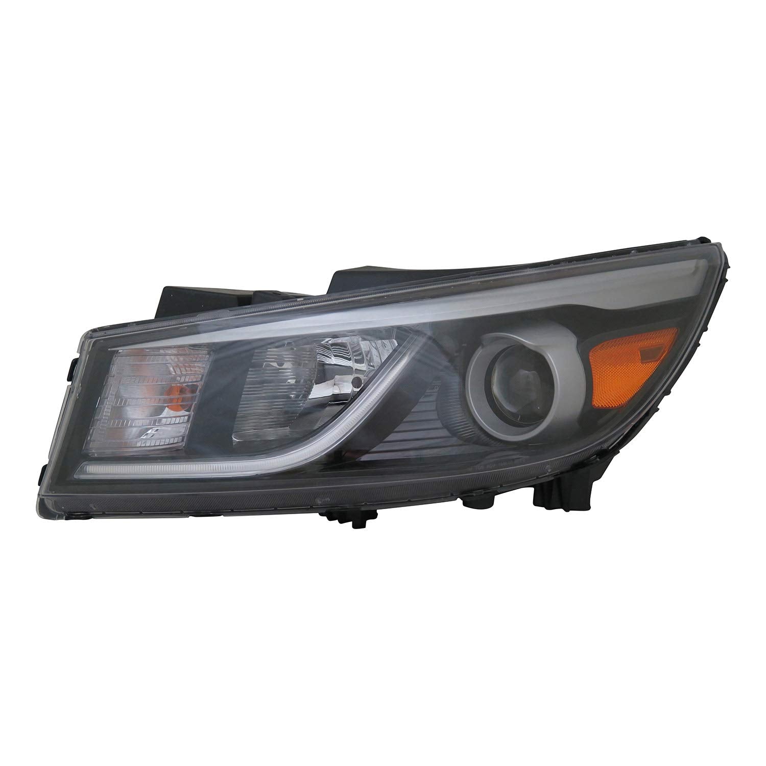 Left TYC Headlight Assembly Compatible with 2015-2018 Kia Sedona