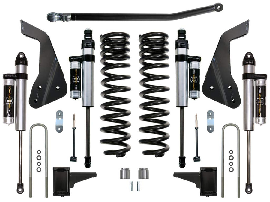 Stage 3 Suspension System, ICON 4.5" Lift Compatible with 2005-2007 Ford F250/F350, K64502