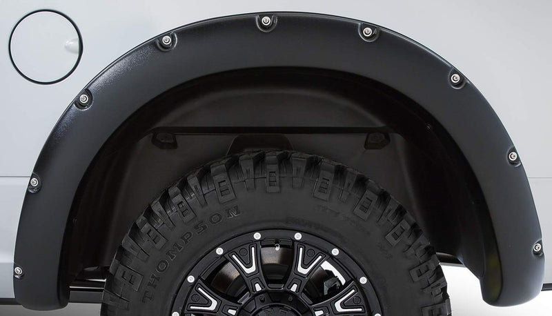 Pocket / Rivet Fender Flares Stampede Products | Ruff Riderz | Fits 2009 - 2023 Dodge Ram 1500 Sport Model (19-23 Classic Body Style Only, 67.4"/76.3"/96.3"), Black | 4 pcs., 8421-5