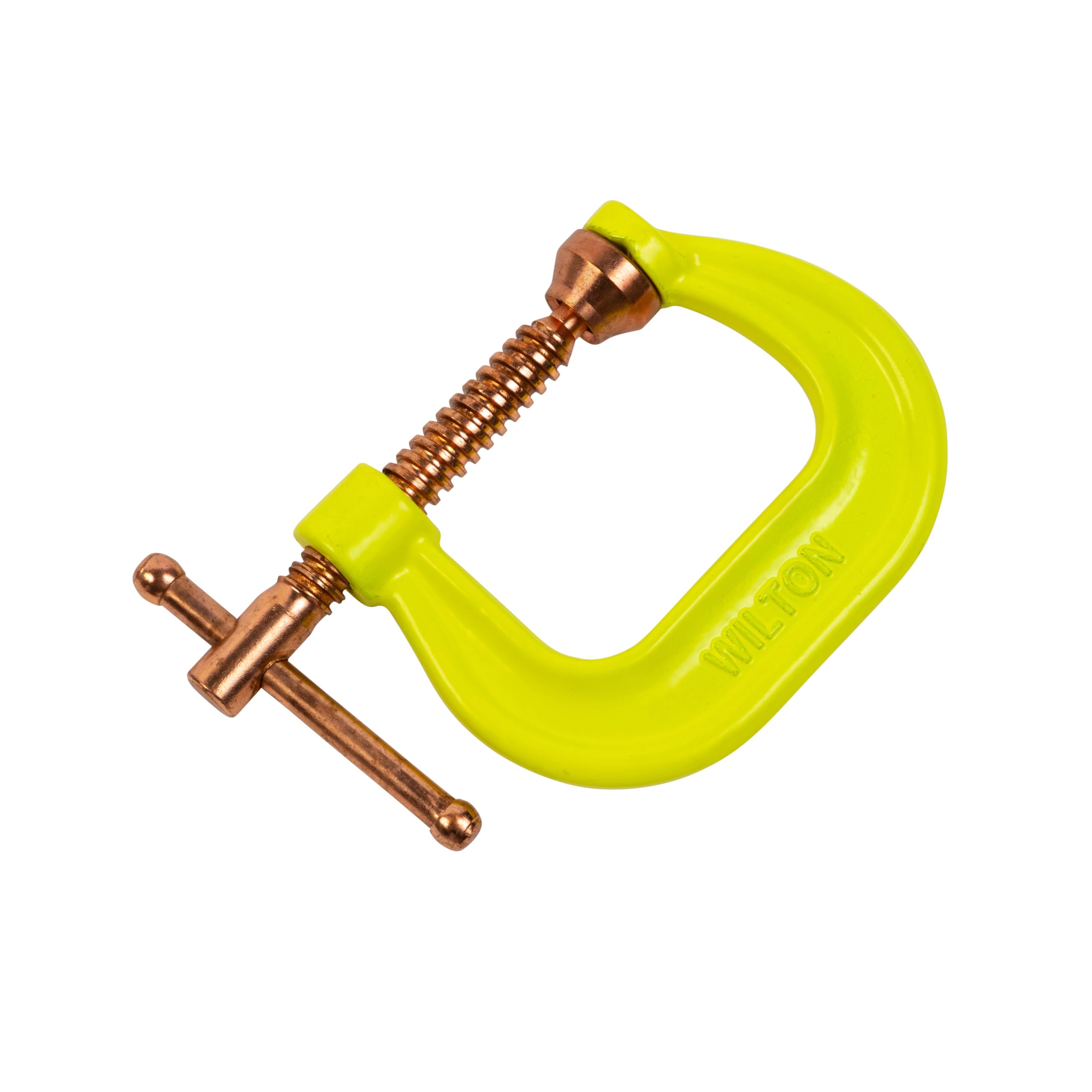 Wilton Hi-Vis Spark-Duty C-Clamp, 2-1/8" Opening, 2-1/4" Throat, 3500 Lbs. Clamping Force (Model 402CS)