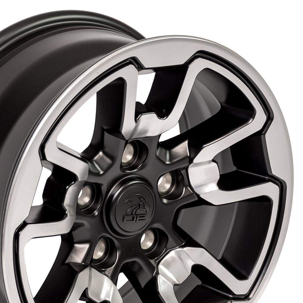 OE Wheels DG55-17080-5550-18PB1: 17" Dg55 Replica Wheel Fits Dodge Ram Rebel 17X8 Polished W/Satin Wheel