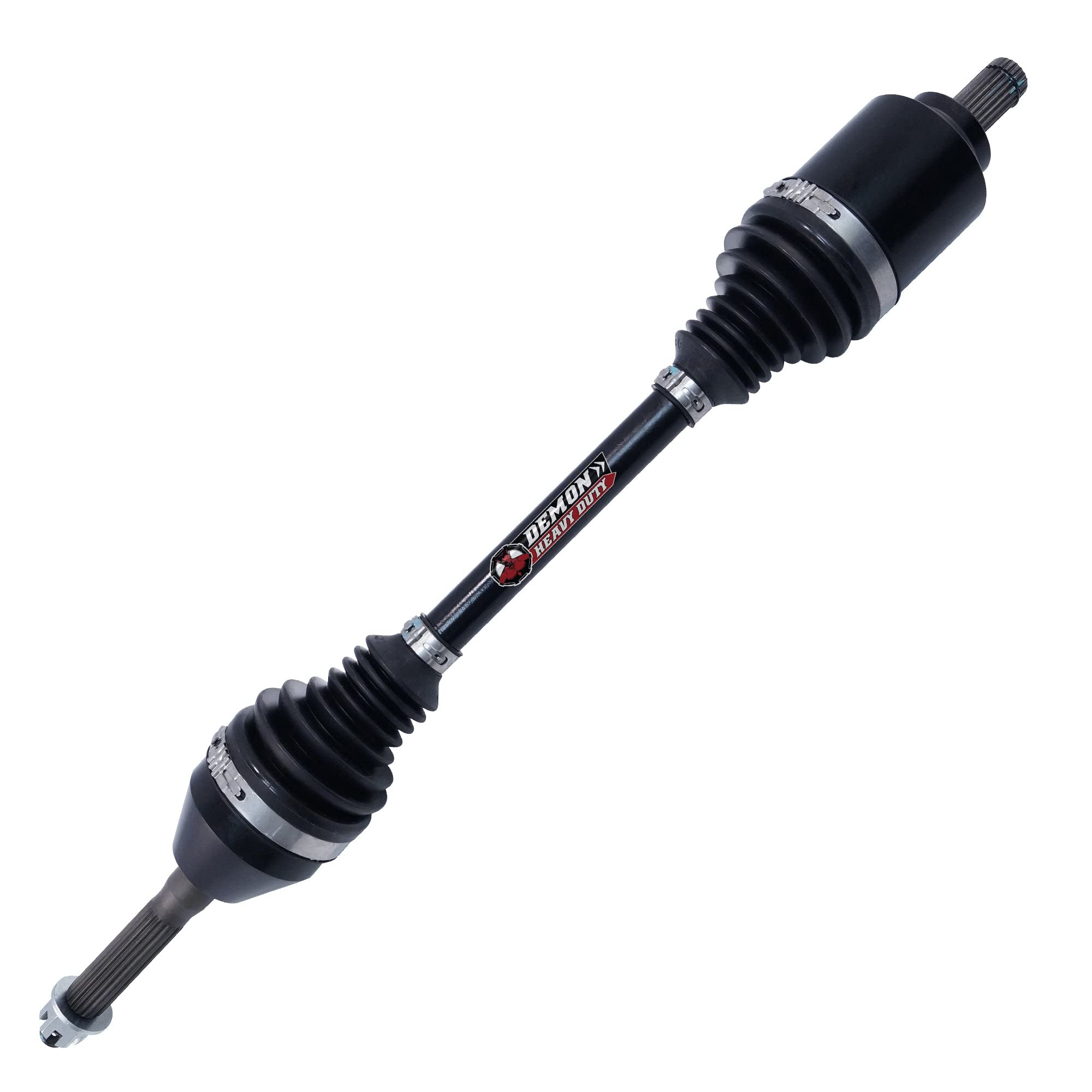 Rear Left Demon Powersports Heavy Duty Axle for (2003-08) Yamaha Grizzly 660, Made Up of 4340 Chromoly Steel in Dual Heat Treated High Strength OEM: 5KM-2530U-10-00, 5KM-2530U-13-00, 5KM-2530W-10-00