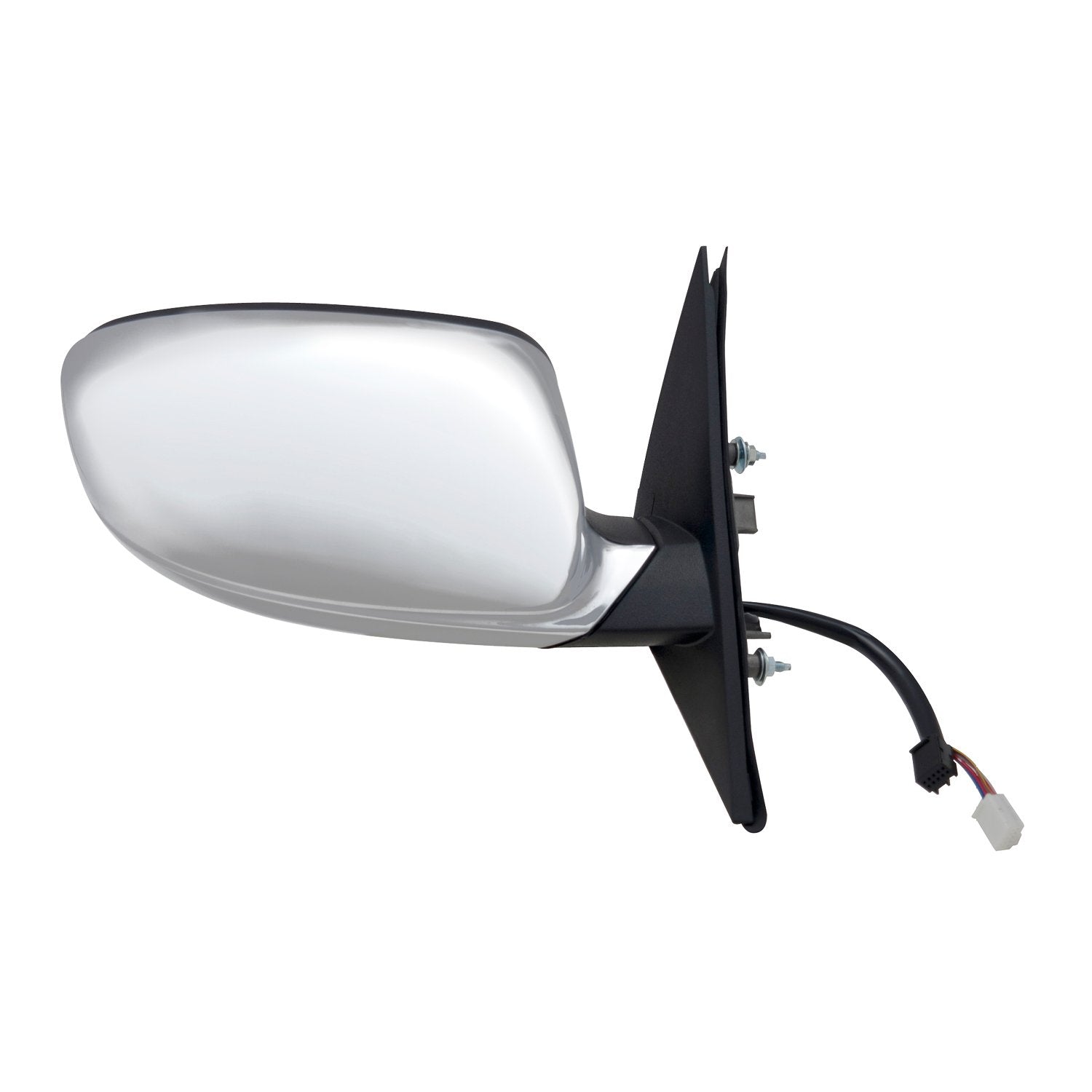 Mirror Passenger Side for Chrysler 300 Sedan, Code GU4, Textured Black w/Chrome Cover, w/Memory, Foldaway, Heated Power