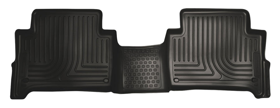 Weatherbeater Husky Liners Floor Mats | Fits 2007-2015 Audi Q7 | 2nd Row, 1-pc Black - 12911