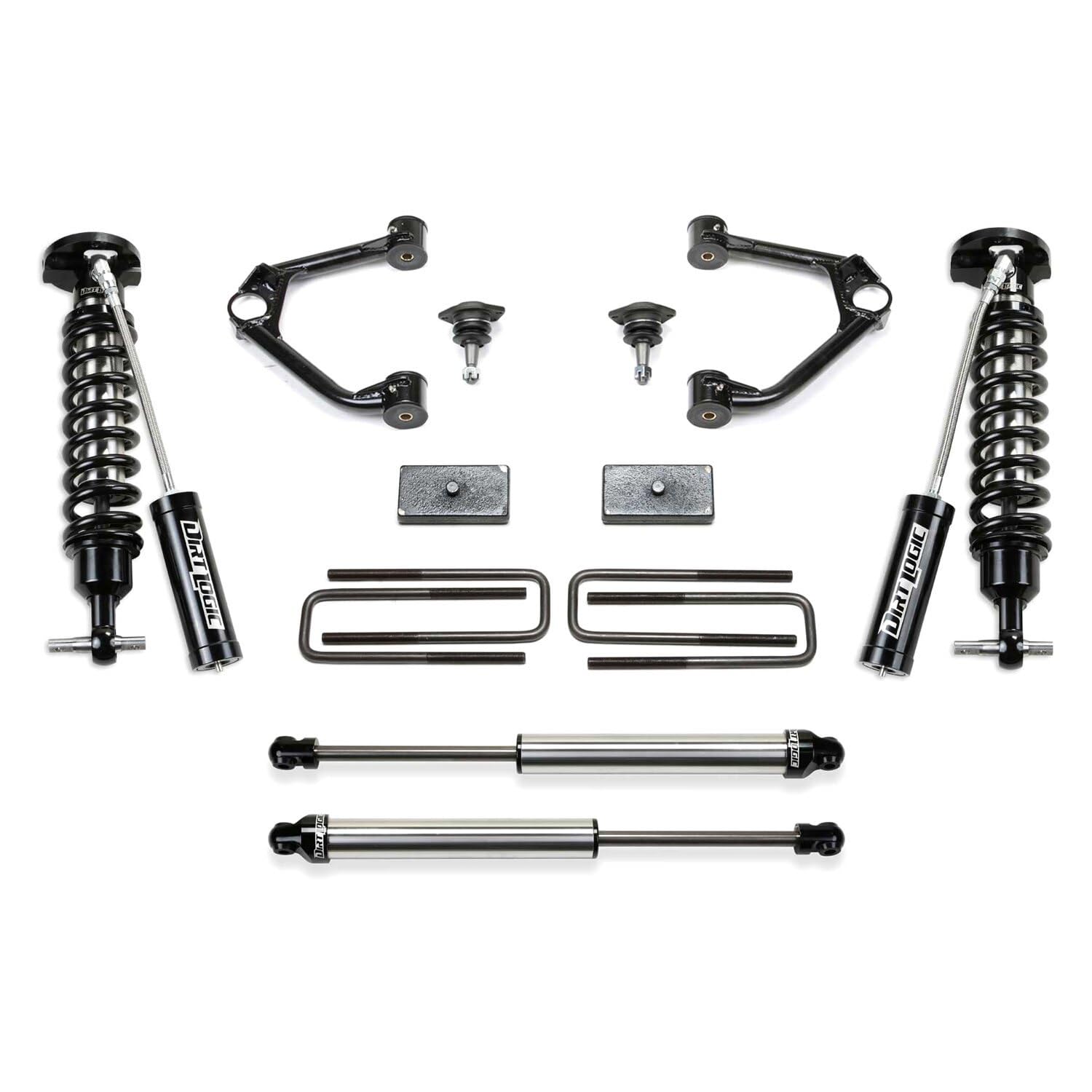 Fabtech K1190DL Motorsports 3 Budget Sys W/ Dl 2.5 Resi & 2.25