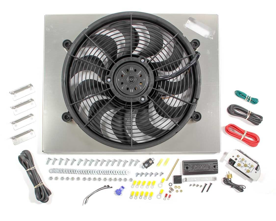 Electric Radiator Fan Shroud Kit Derale 66822
