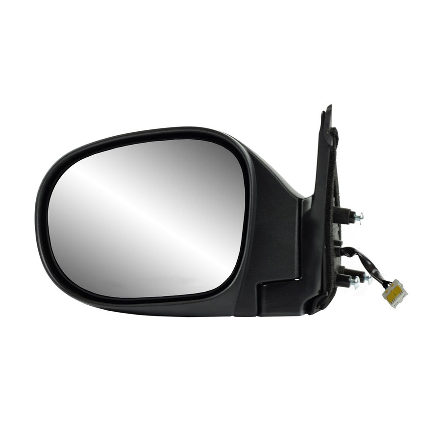 Mirror Driver Side for Nissan Pathfinder, Textured Black, Foldaway, Does not Apply to Pathfinder Armada Models, Heated Power