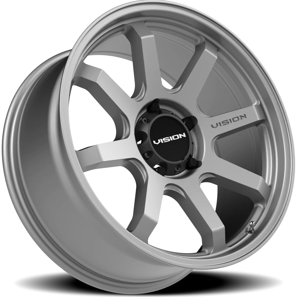 351 FLOW Vision Custom Wheel - 17x9, 20 Offset, 6x139.7 Bolt Pattern, 106.2mm Hub - Satin Gray Rim