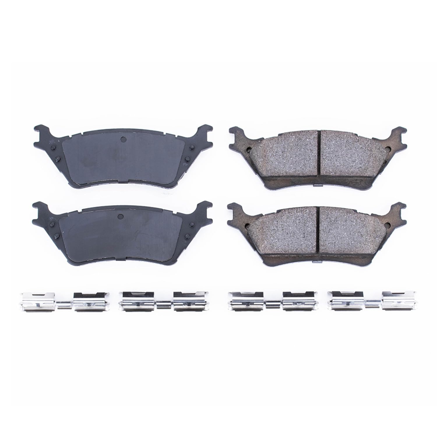 Power Stop Brake Kit Rear For Ford F-150 2012-20 - Ceramic Brake Pads With Installation Hardware, 17-1602