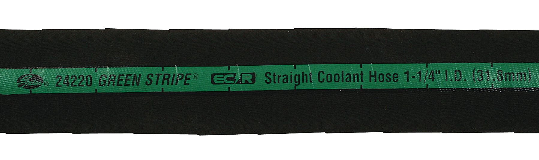2-Ply Green Stripe Straight Coolant Hose