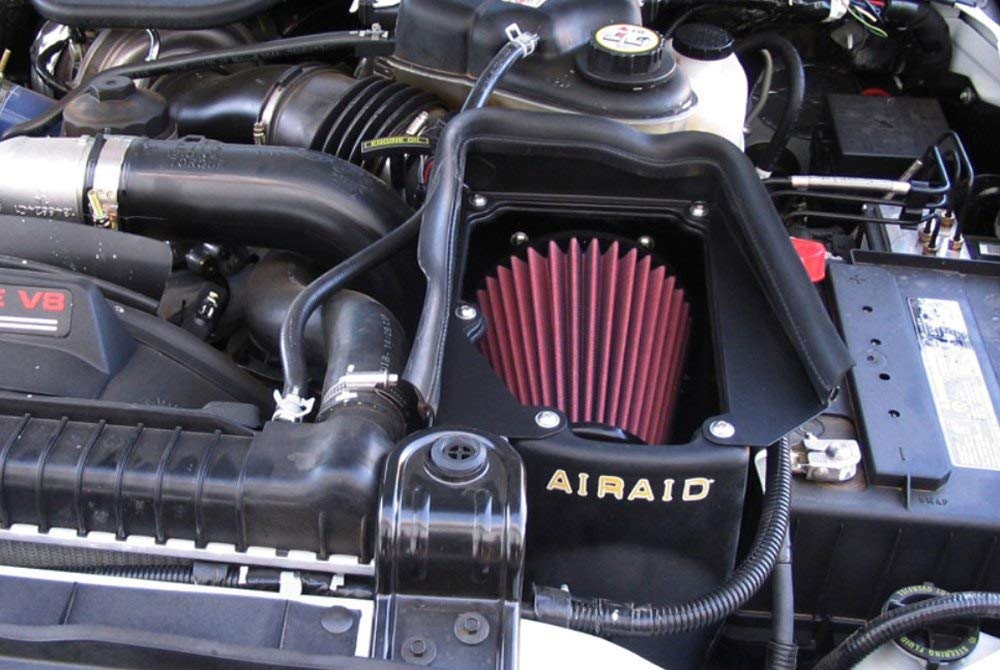 Cold Air Intake System AIRAID by K&N: Increase Horsepower, Cotton Oil Filter: Compatible with 2003-2007 FORD (F250 Harley Davidson Super Duty, F350 Harley Davidson Super Duty, Excursion) AIR-400-131-1