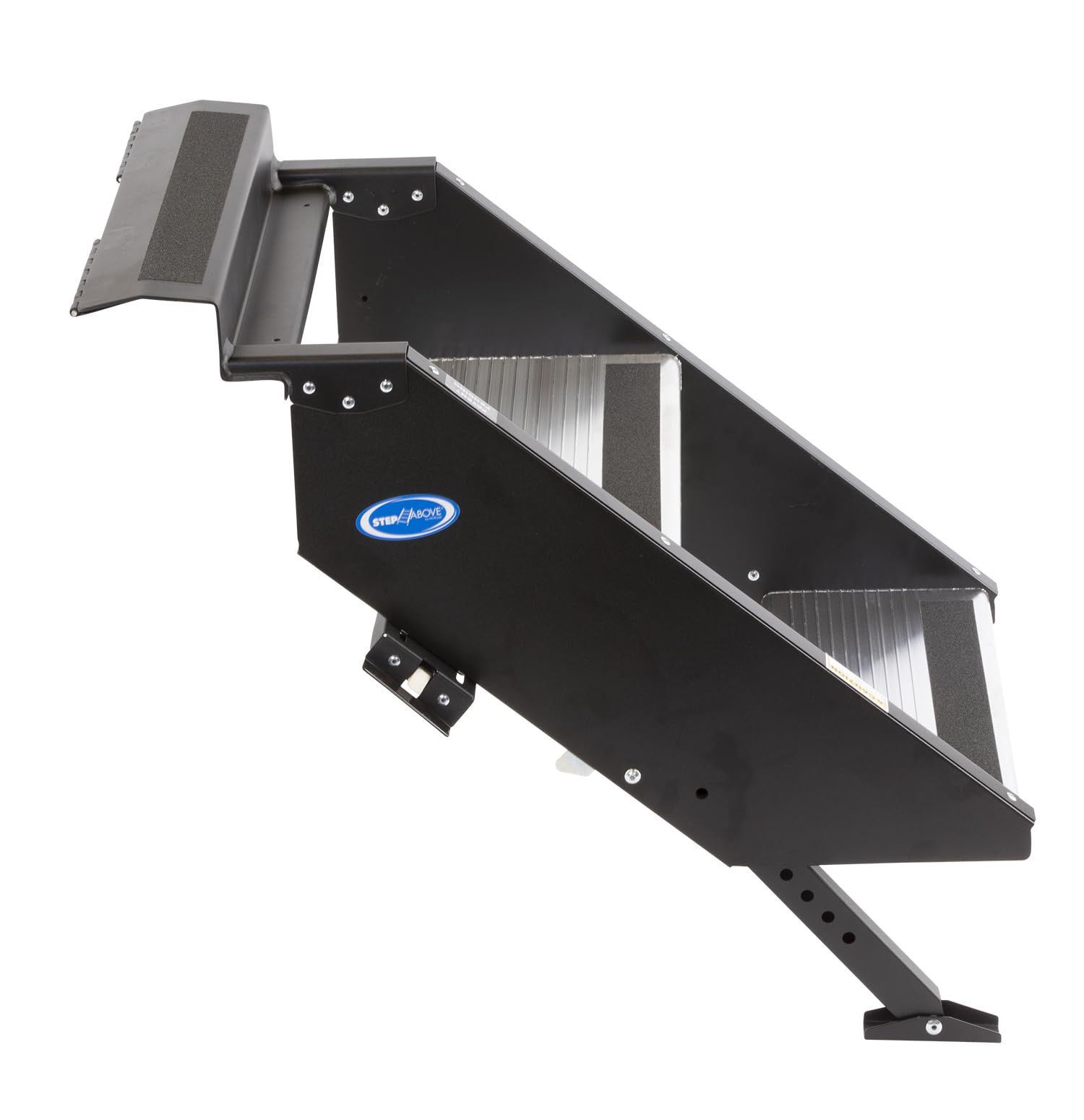 StepAbove MORryde STP-201 Fold-Up RV Entry Step - 2-Step (9" Step Rise), Fits 24" Door Width