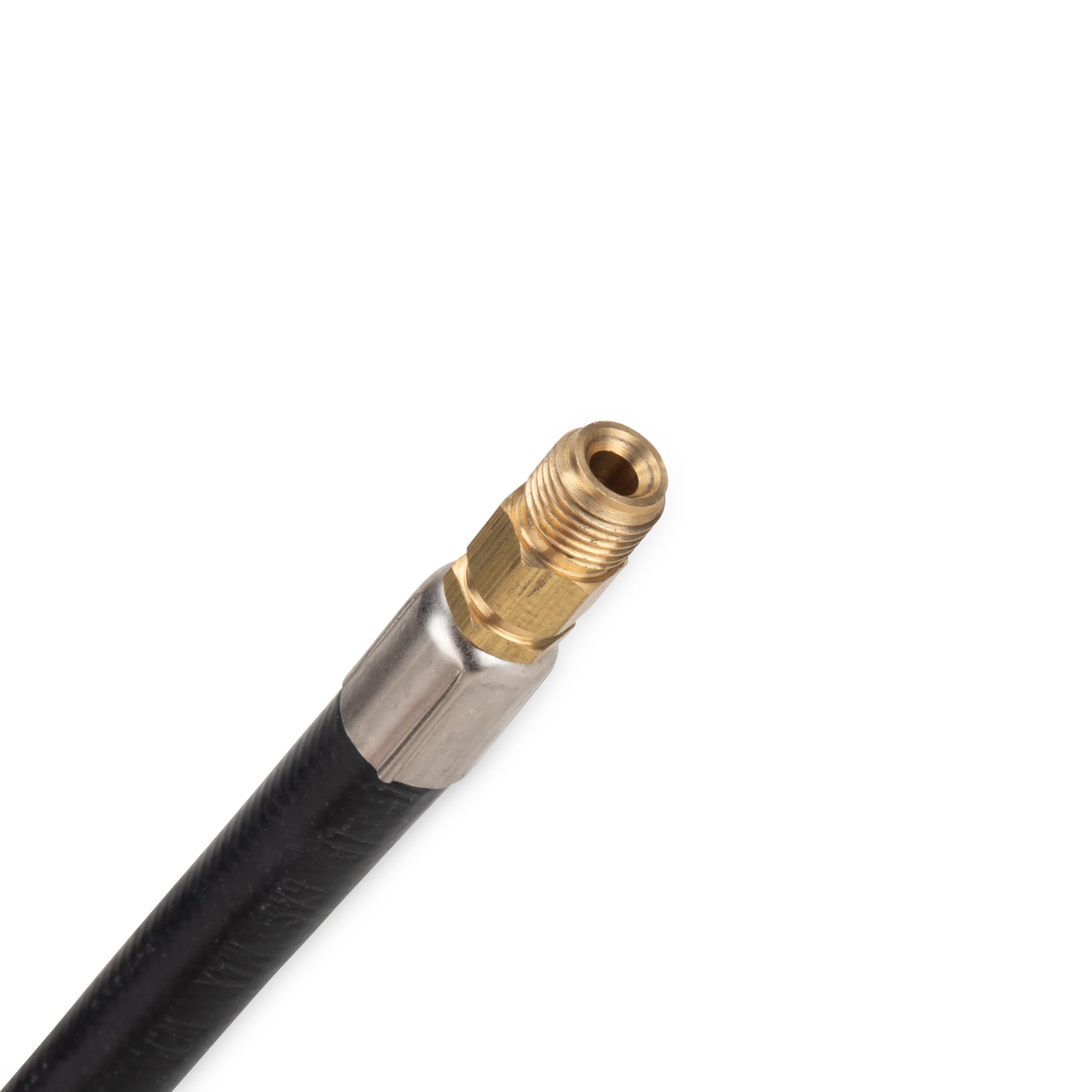 Camco 12-Foot Olympian RV Propane Supply Hose - Built-In Excess Flow Protection - Connects Motorhome to 20/30 lb Propane Tank - Soft-Nose POL x 1/4-Inch Inverted Flare (59035)