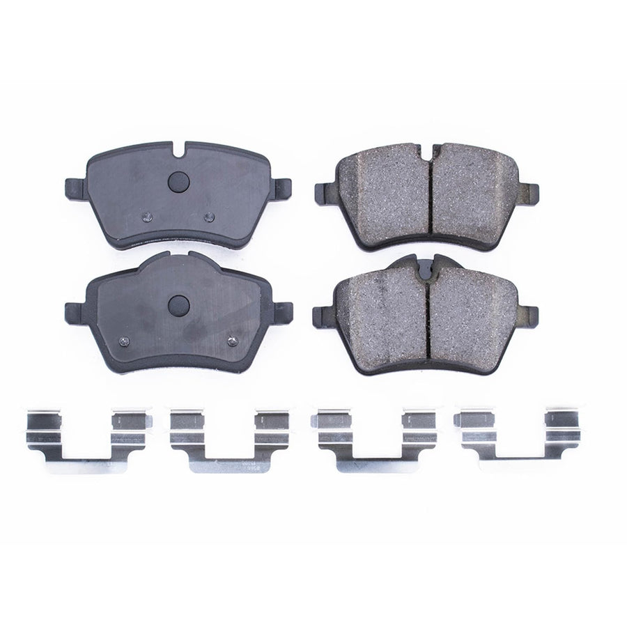 Z17 Power Stop 17-1204 Front Ceramic Brake Pads with Hardware