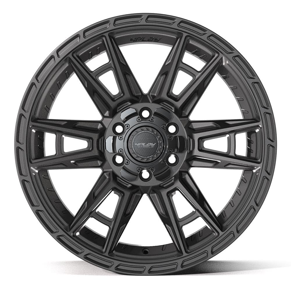 4PLAY 20 Inch Wheels 4PS20 Rim Fits 6x135 & 6x139.7 20x9 Satin Black (1)