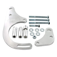Bracket Billet Aluminum Low Mount for Powermaster 8162 Mtg [SBC]