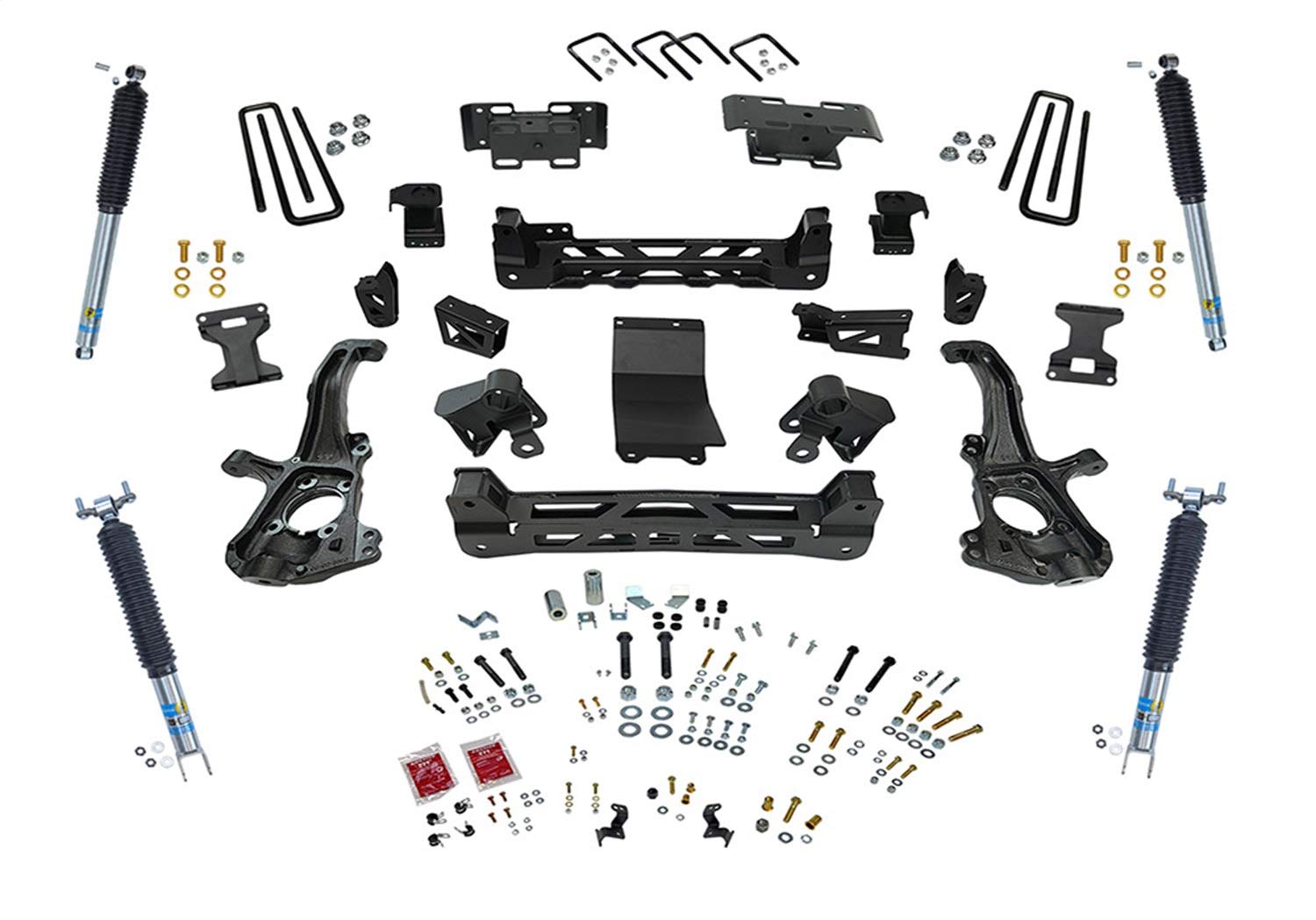 SUPERLIFT SUSPENSION RealTruck 6" Lift Kit for Silverado/Sierra | Complete Lift Kit with Front & Rear Bilstein 5100 Shocks | K255B | Fits 2020-2024 Chevrolet Silverado/GMC Sierra 2500/3500HD 4WD
