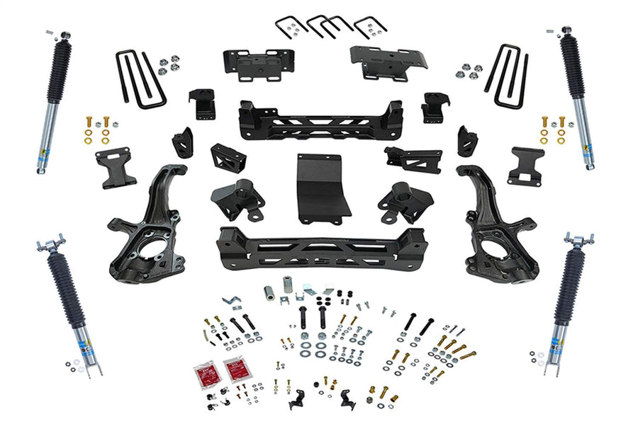 SUPERLIFT SUSPENSION RealTruck 6" Lift Kit for Silverado/Sierra | Complete Lift Kit with Front & Rear Bilstein 5100 Shocks | K255B | Fits 2020-2024 Chevrolet Silverado/GMC Sierra 2500/3500HD 4WD