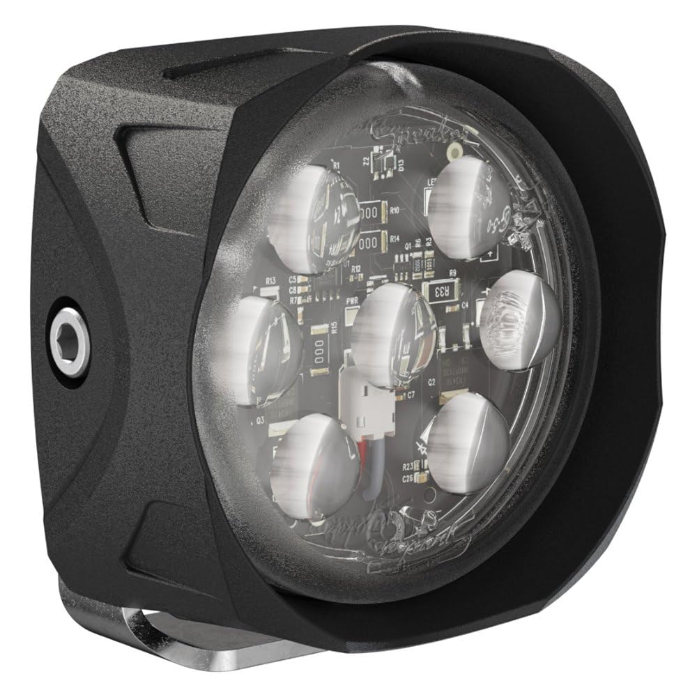 3.5" JW Speaker Model LED Auxiliary Light Kit (Flood Beam) - 0555003