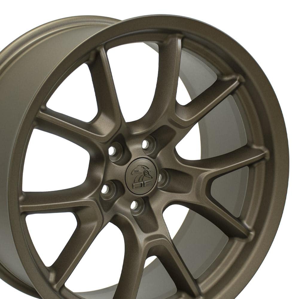 20 Inch OE Wheels DG21 Rim Fits Challenger 50th Anniversary Style 5x115 20x9 Satin Bronze - Hollander 10369 (1)