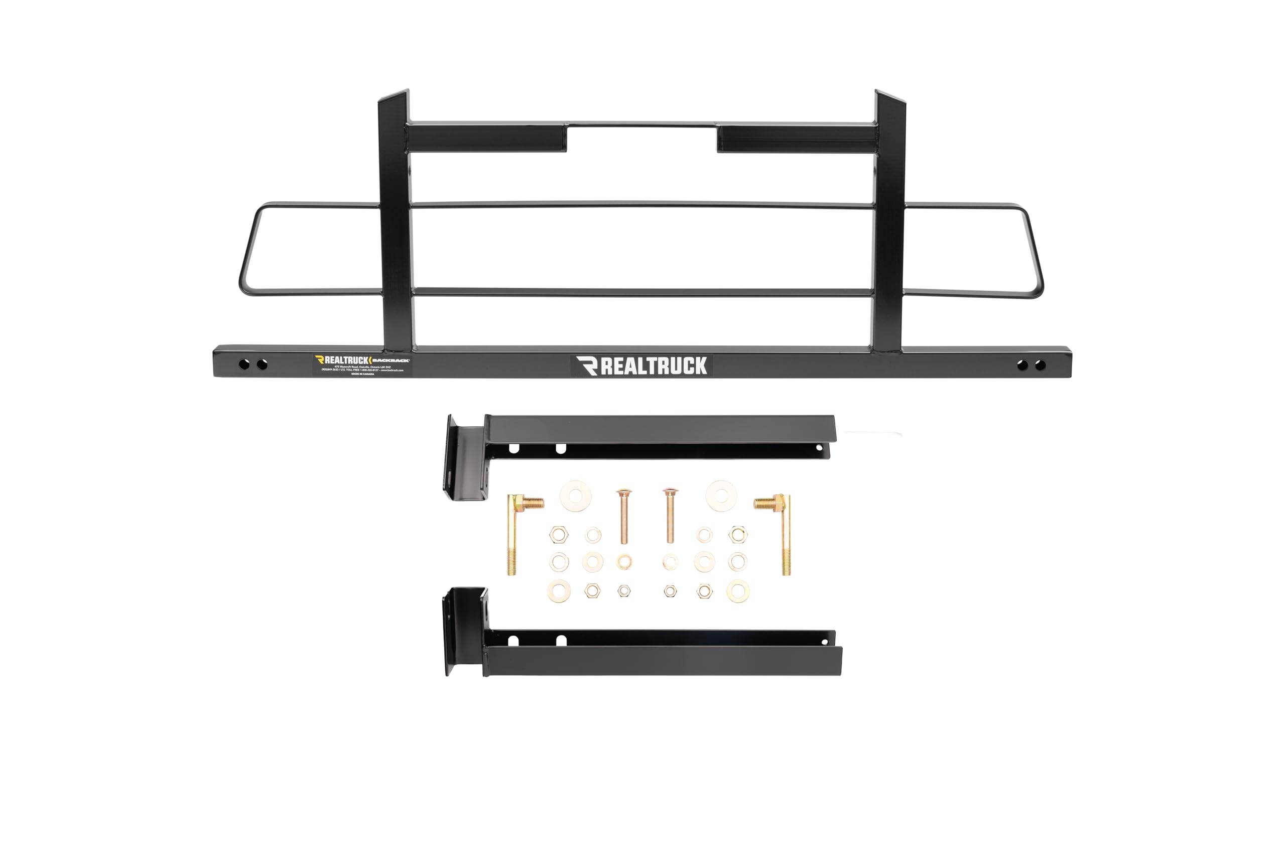 Hardware Kit for use w/ BACKRACK 21" Toolbox, Black, No Drill | 30201TB | Fits 1999-2016 Ford F-250/F-350/F-450