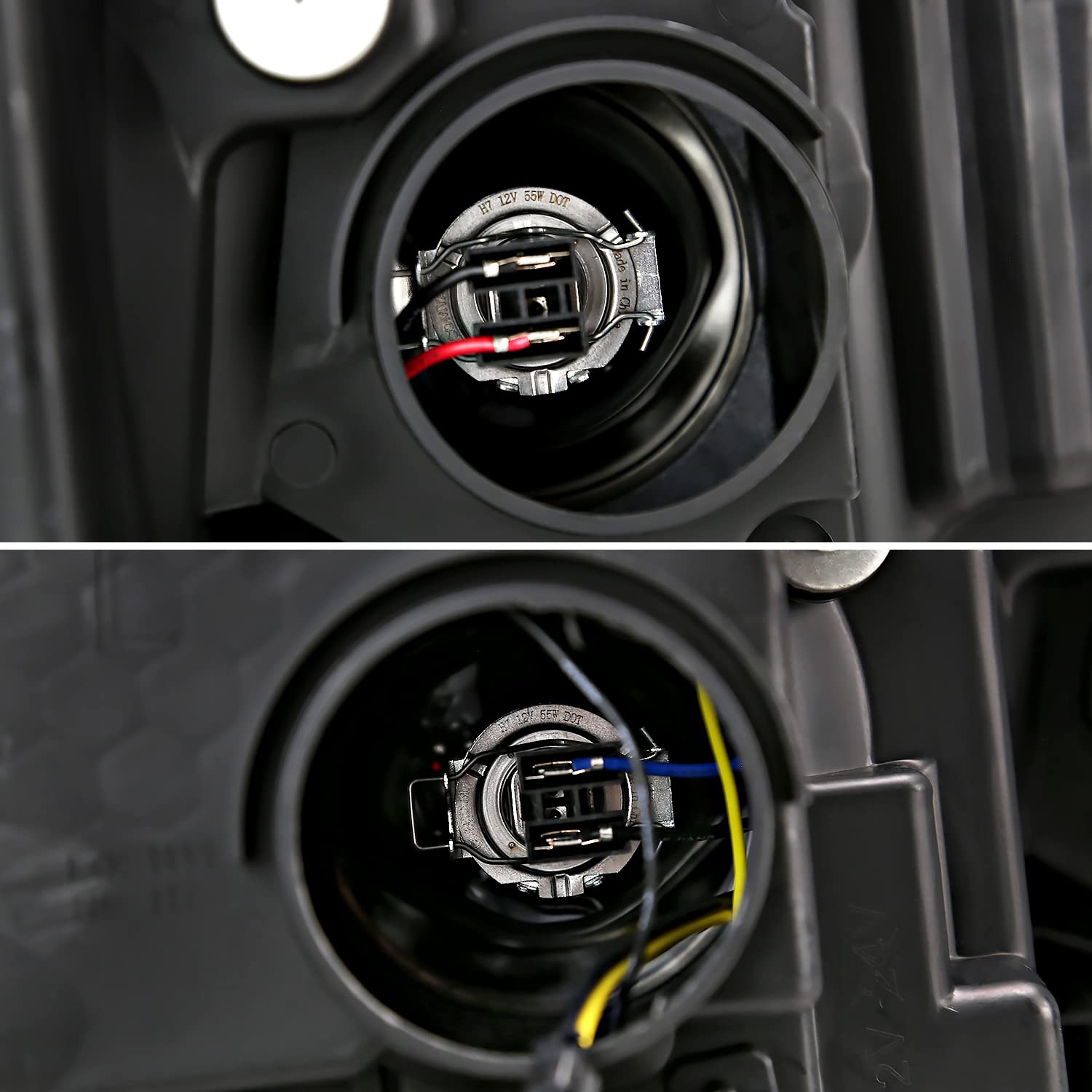 Chrome Projector Headlights SPEC-D TUNING w/Switchback Sequential LED Signal Tube and Startup Animation Compatible with 2009-2014 Ford F150 F-150, Left + Right Pair Headlamps Assembly
