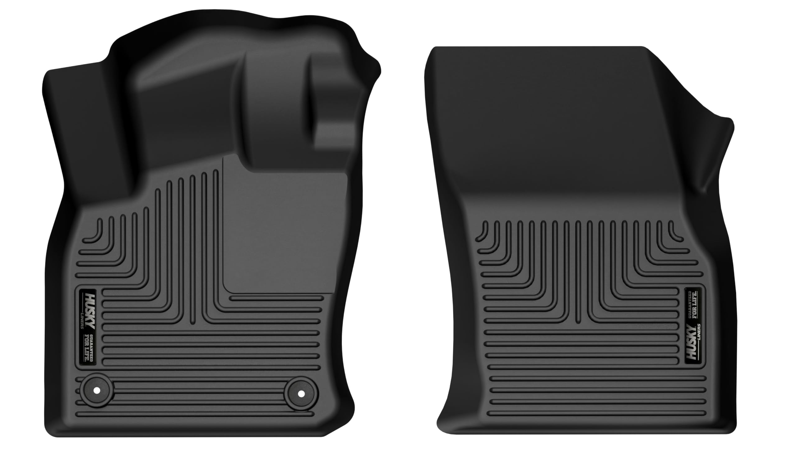 Weatherbeater Husky Liners Floor Mats | Fits 2018-2024 Volkswagen Tiguan | Front Row, 1-pc Black - 15761