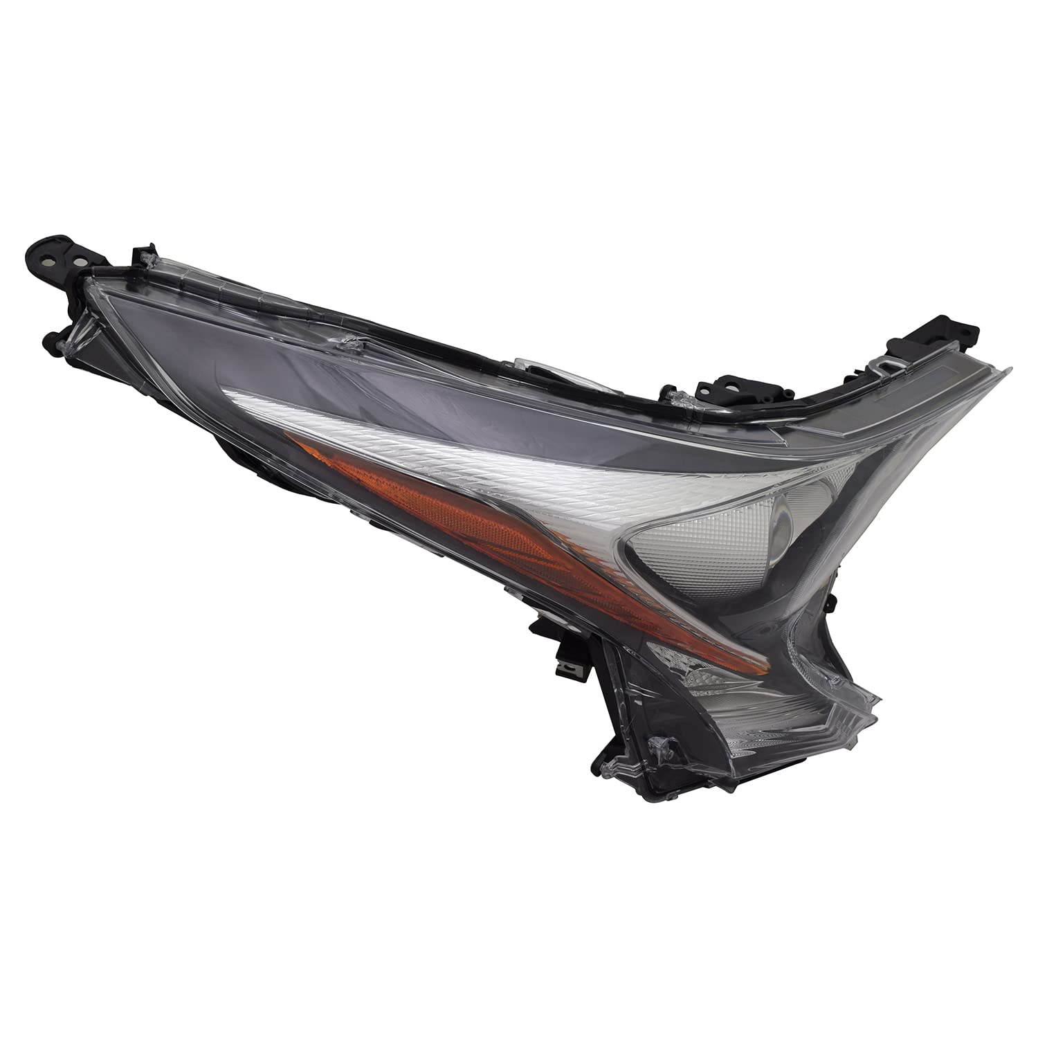 Right TYC Headlight Assembly Compatible with 2016-2018 Toyota Prius