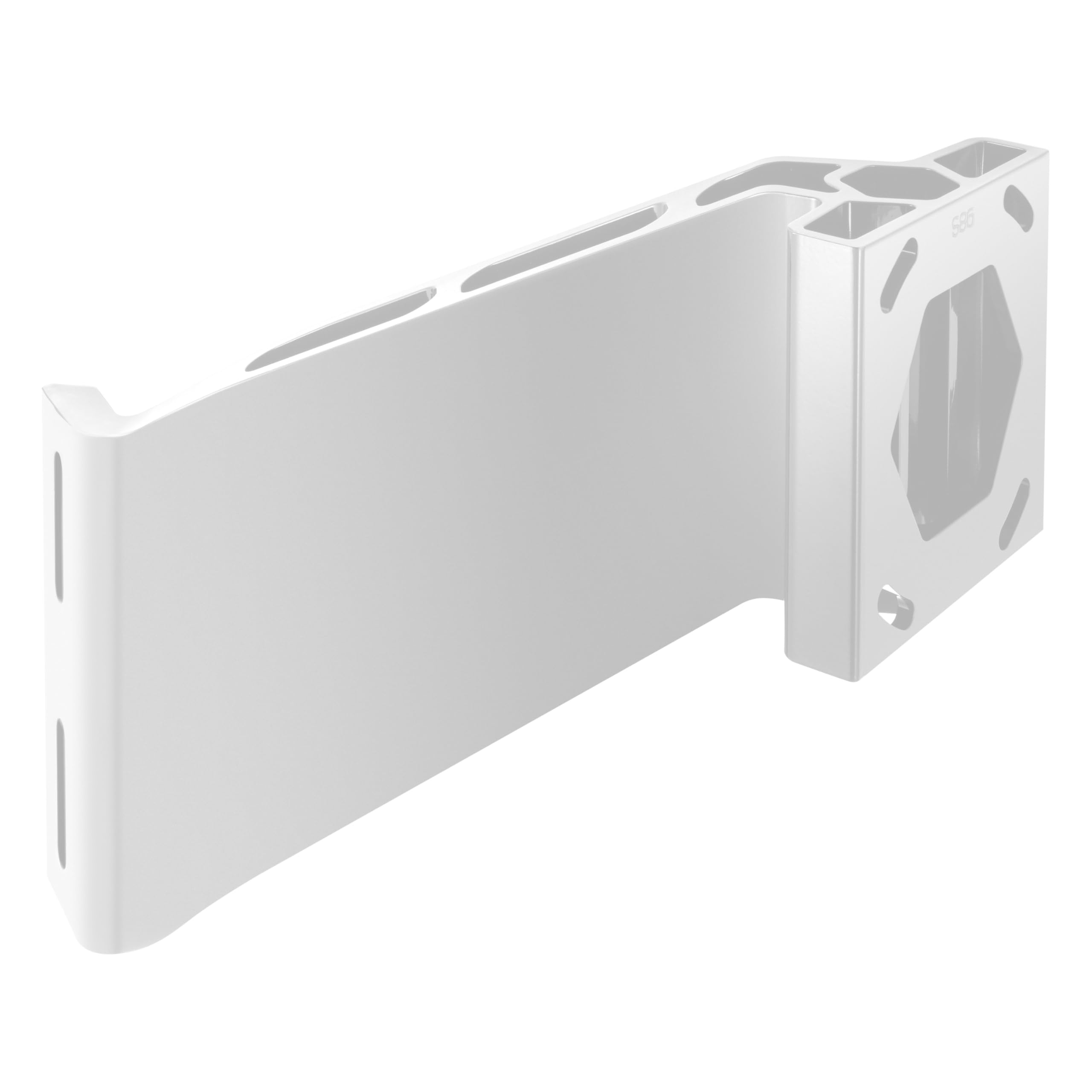 Minn Kota Raptor Jack Plate Adapter Bracket for Starboard – 8" Setback, 6" Rise, White