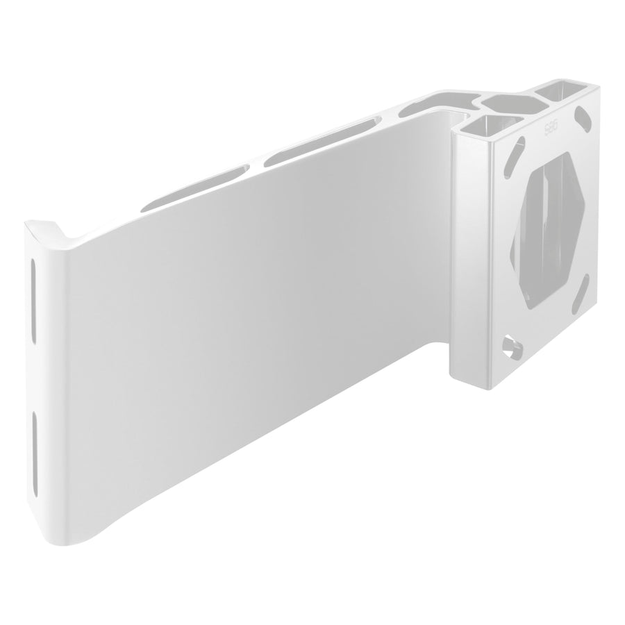Minn Kota Raptor Jack Plate Adapter Bracket for Starboard – 8" Setback, 6" Rise, White