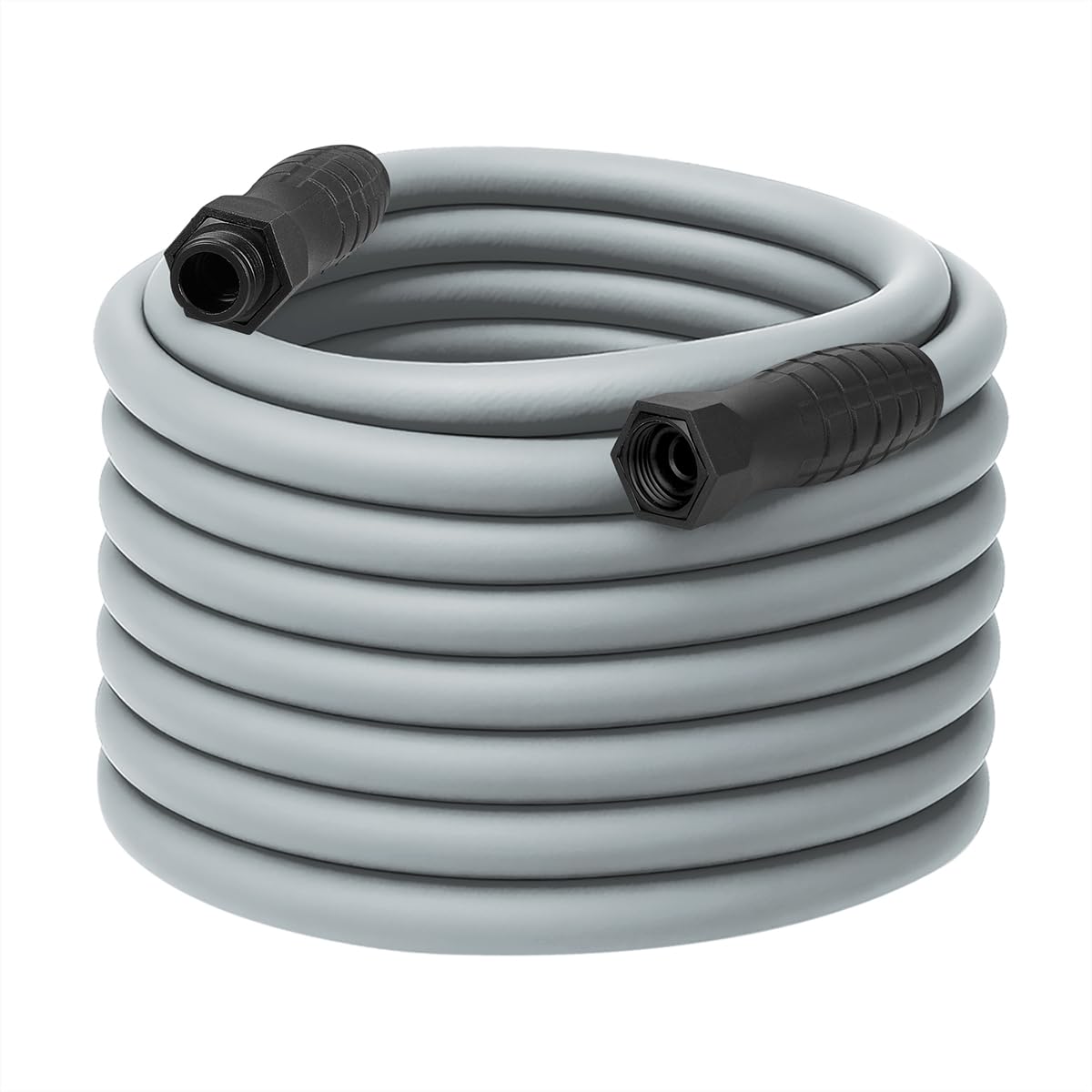 Flexzilla SwivelGrip Colors Garden Hose 5/8 in. x 100 ft., Lightweight All-Weather Water Hose, Durable and Flexible, Leak-Free Connections, Slate Grey