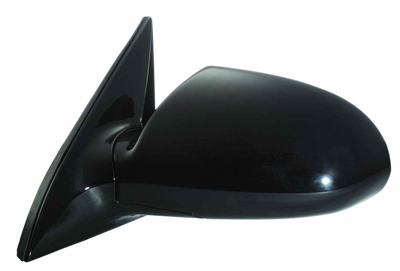 Driver Side Fit Mirror for Hyundai Elantra Sedan, Black, PTM, Foldaway, Heated Power
