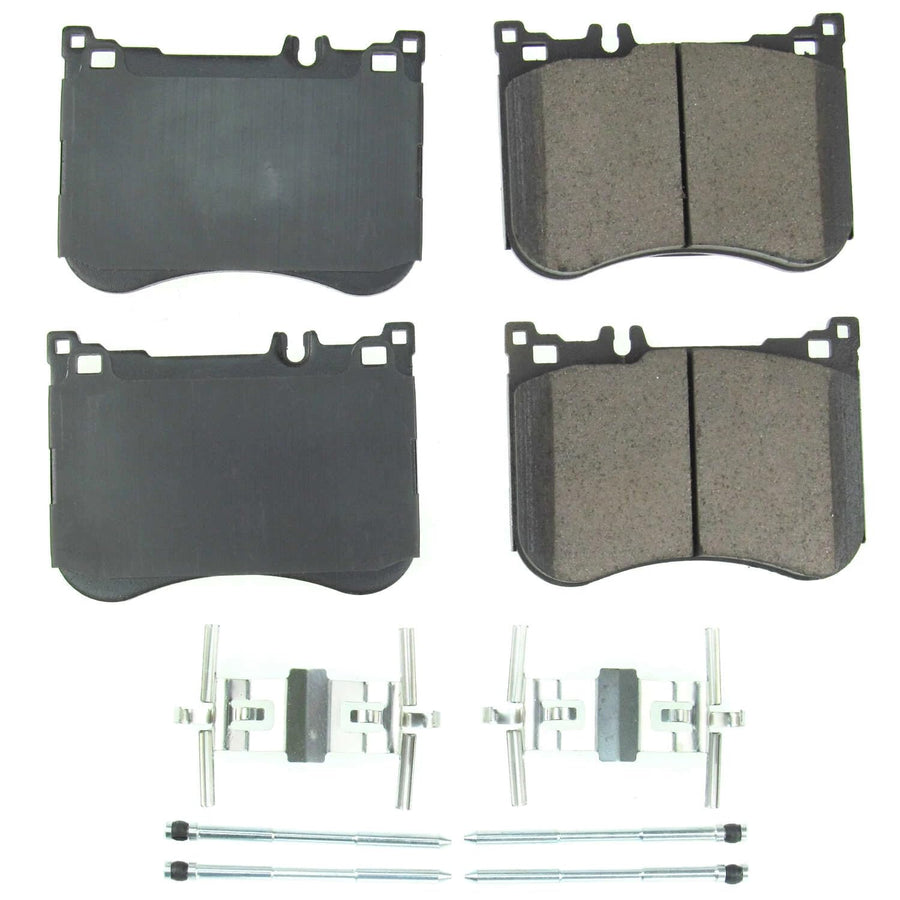 Power Stop Front Brake Kit For CLS53 AMG Mercedes-Benz 2019-21 |E53 AMG 2019-21 |Maybach S550 2017 |Maybach S560 2018-20 |S450 2018-20 - Ceramic Brake Pads With Installation Hardware, 17-1688