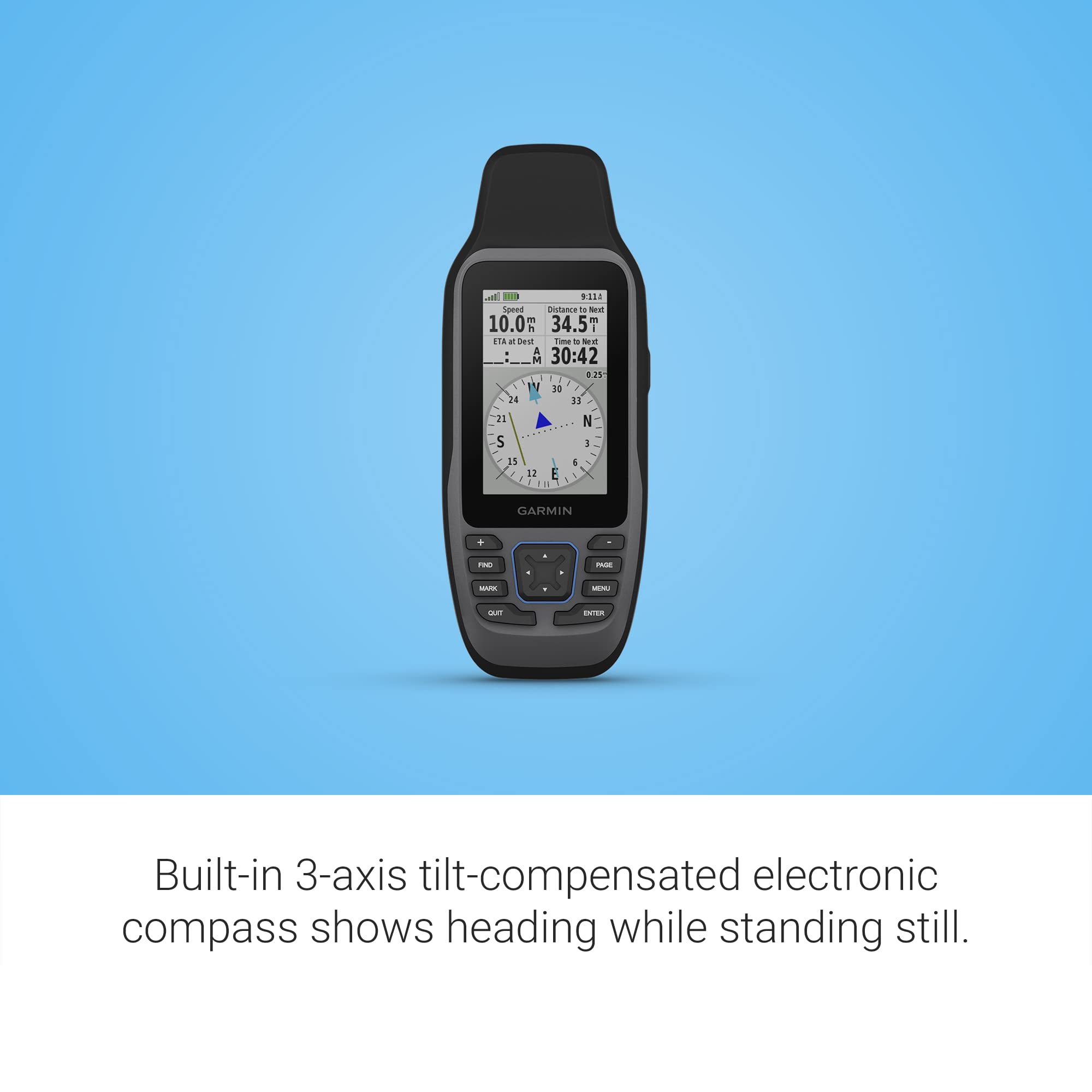 Garmin GPSMAP 79sc, Handheld Marine GPS Preloaded with BlueChart g3 Coastal Charts, Rugged Design and Floats in Water