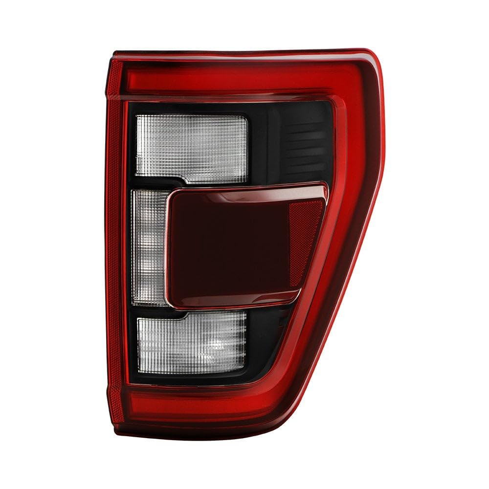 Ford F150 Spyder (POE) 21-23 w/Blind Spot w/Black Appearance Pkg LED Tail Light - OE Right