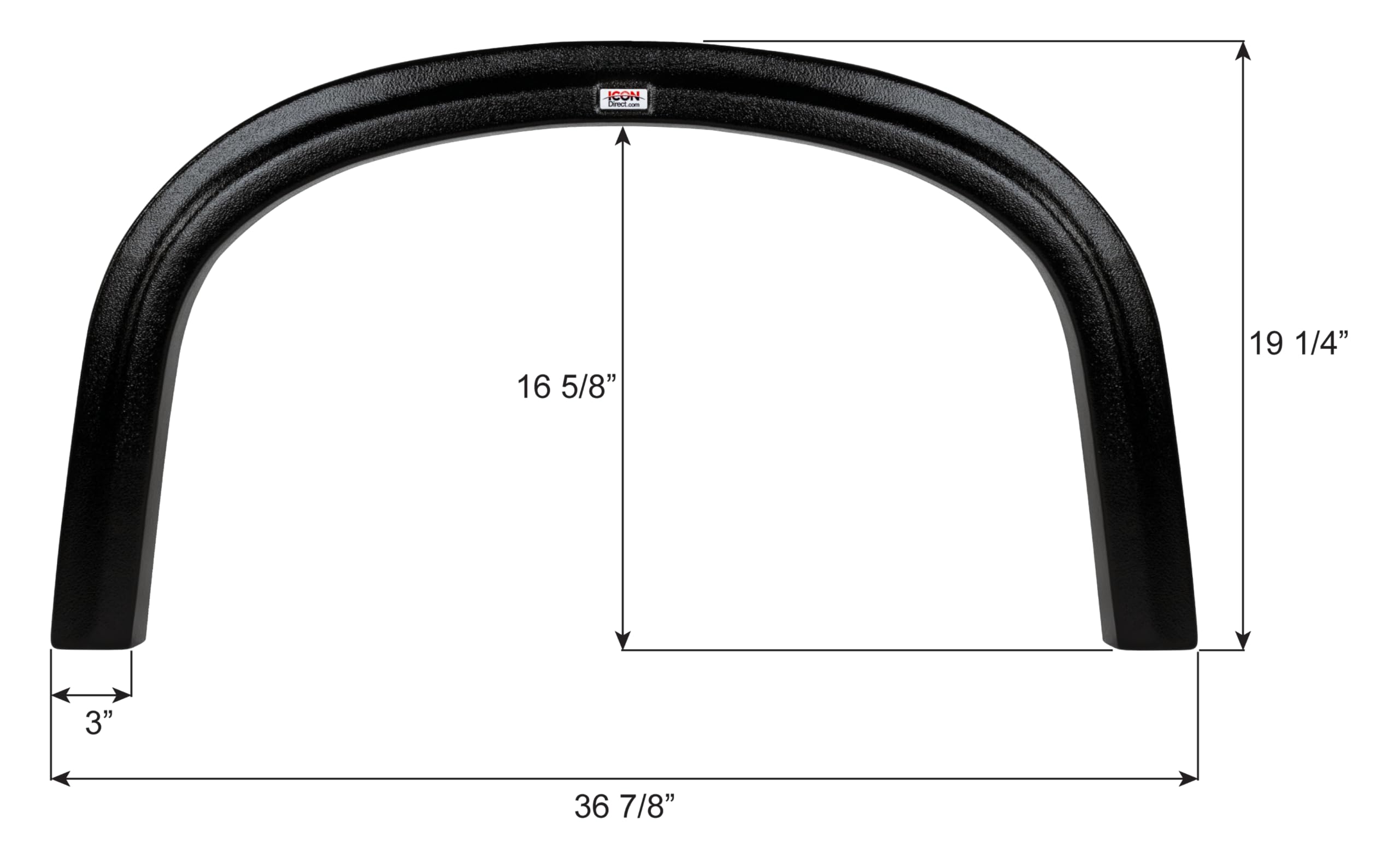 Fender Skirt ICON, Single, Four Winds, FS2038, Black