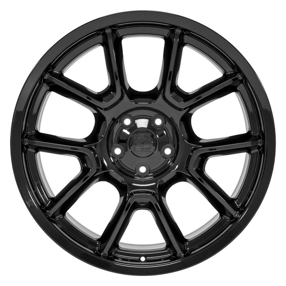 22 inch OE Wheels LLC Fits Journey Pacifica Durango Grand Cherokee DG21 Gloss Black Wheel