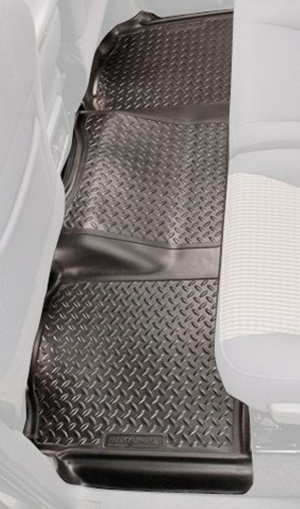 Husky Liners Series Classic Style | 2005 - 2021 Nissan Frontier Crew Cab, 2009 - 2012 Suzuki Equator Crew Cab | 2nd Seat Floor Liner, Black | 66291