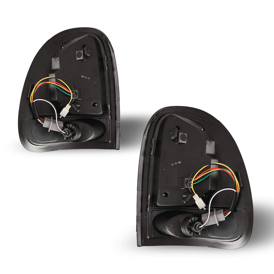 Winjet LED Tail lights for [1996 1997-2000 Town & Country/Voyager/Caravan] [1998 1999 2000 2001 2002 2003 Durango] Street Series