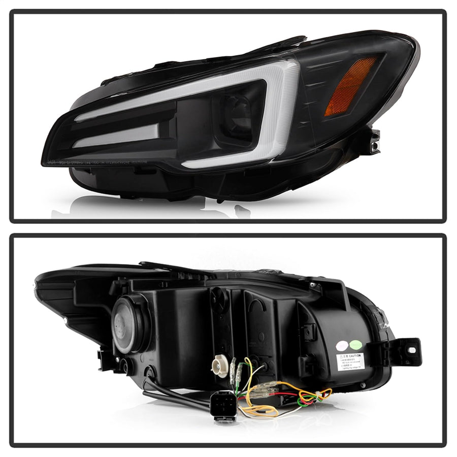 Projector Headlight Spyder - (PRO-YD-SWRX15SI-SBSEQ-BK)